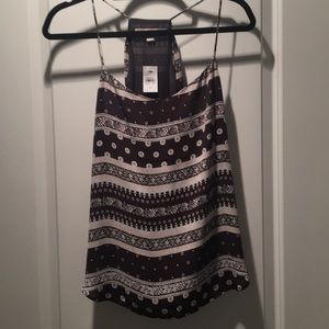 LOFT  patterned tank top, brand new!